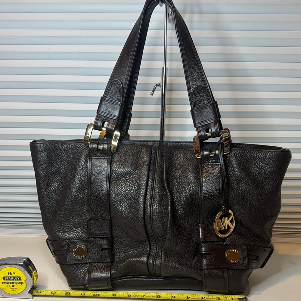 Michael Kors Dark Brown Leather Tote